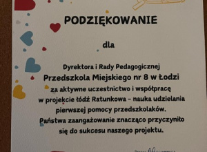 Łódź Ratunkowa - Podsumowanie projektu