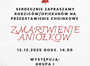Świąteczny występ przedszkolaków