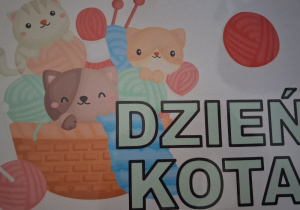 Napis Dzień Kota