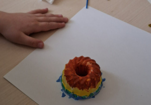 Babeczka wielkanocna z gipsu