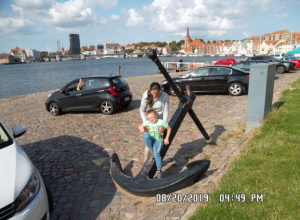 Kacperek na wycieczce w Danii